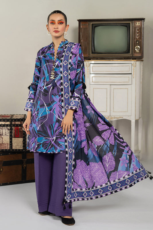 Picture of Ellena - 3-PC Unstitched Digital Printed Lawn Suit - Available at Raja Sahib