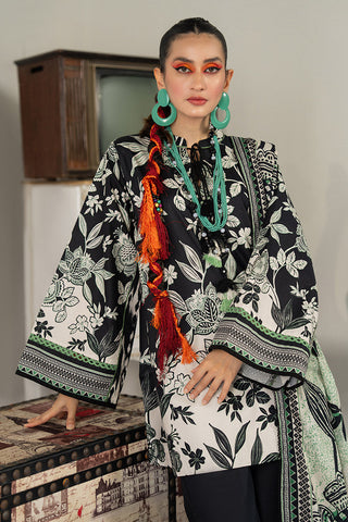 Picture of Ellena - 3-PC Unstitched Digital Printed Lawn Suit - Available at Raja Sahib