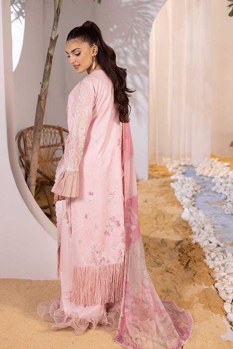 Picture of Ellena - 3-PC Unstitched Digital Printed Lawn Suit - Available at Raja Sahib