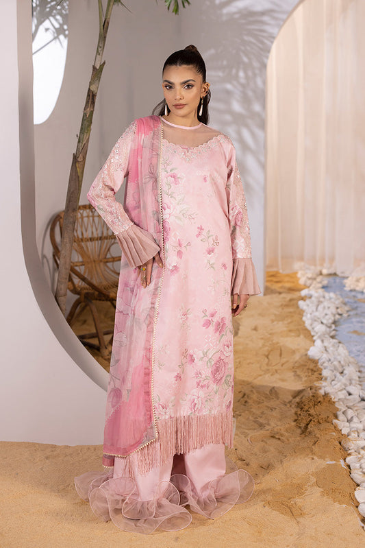 Picture of Ellena - 3-PC Unstitched Digital Printed Lawn Suit - Available at Raja Sahib