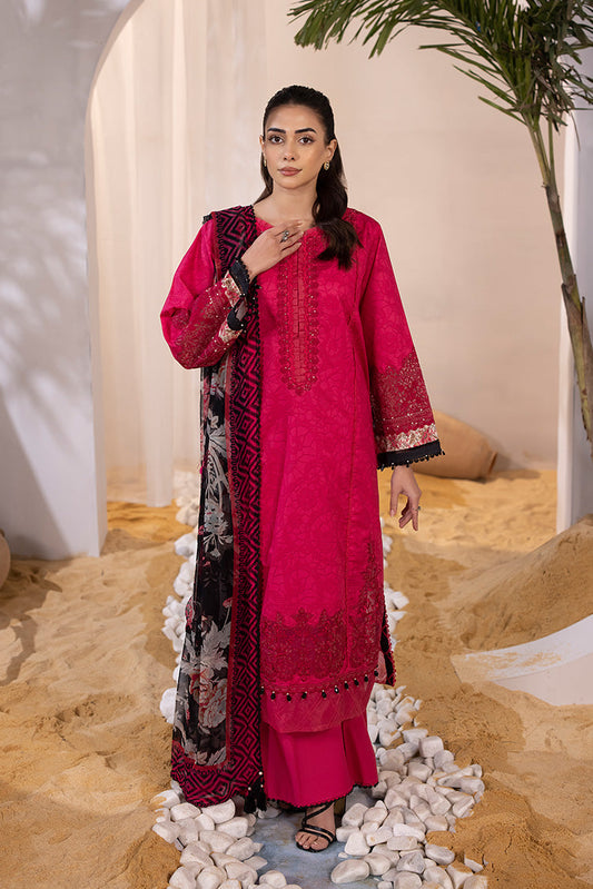 Picture of Ellena - 3-PC Unstitched Digital Printed Lawn Suit - Available at Raja Sahib