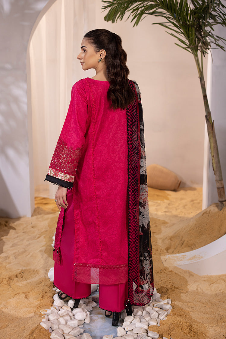 Picture of Ellena - 3-PC Unstitched Digital Printed Lawn Suit - Available at Raja Sahib