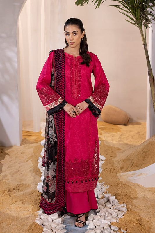 Picture of Ellena - 3-PC Unstitched Digital Printed Lawn Suit - Available at Raja Sahib