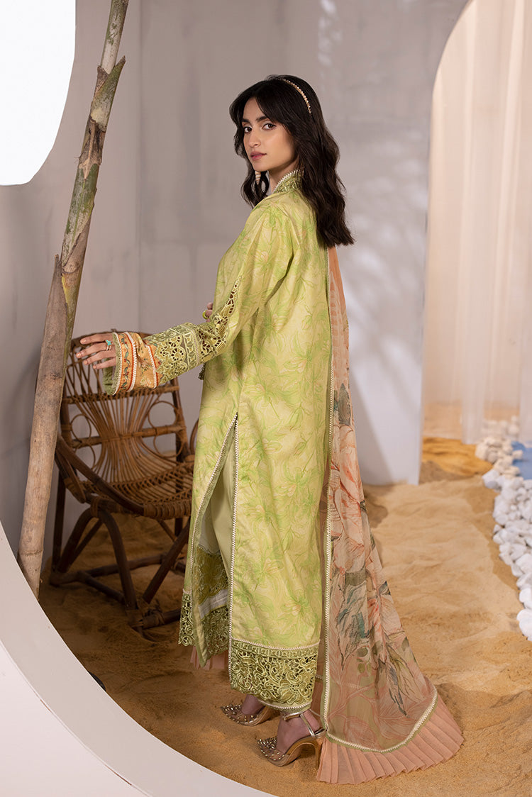 Picture of Ellena - 3-PC Unstitched Digital Printed Lawn Suit - Available at Raja Sahib