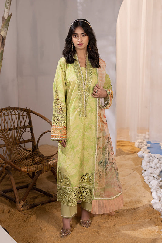 Picture of Ellena - 3-PC Unstitched Digital Printed Lawn Suit - Available at Raja Sahib