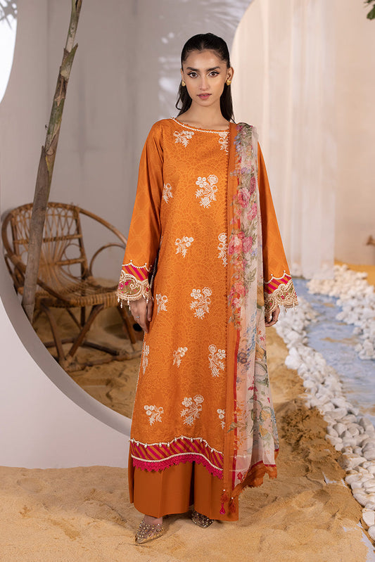 Picture of Ellena - 3-PC Unstitched Digital Printed Lawn Suit - Available at Raja Sahib