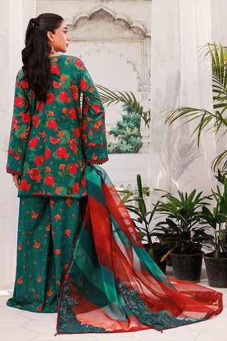 Picture of Ellena - 3-PC Unstitched Digital Printed Lawn Suit - Available at Raja Sahib