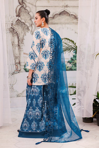 Picture of Ellena - 3-PC Unstitched Digital Printed Lawn Suit - Available at Raja Sahib