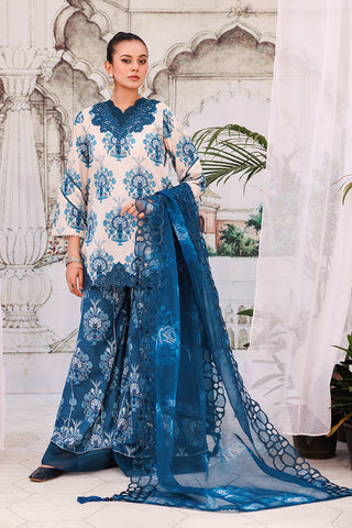 Picture of Ellena - 3-PC Unstitched Digital Printed Lawn Suit - Available at Raja Sahib