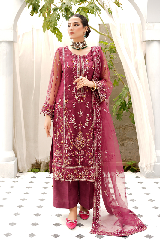 Picture of Layout - Elegance Unstitched Embroidered Collection - Elea - Available at Raja Sahib