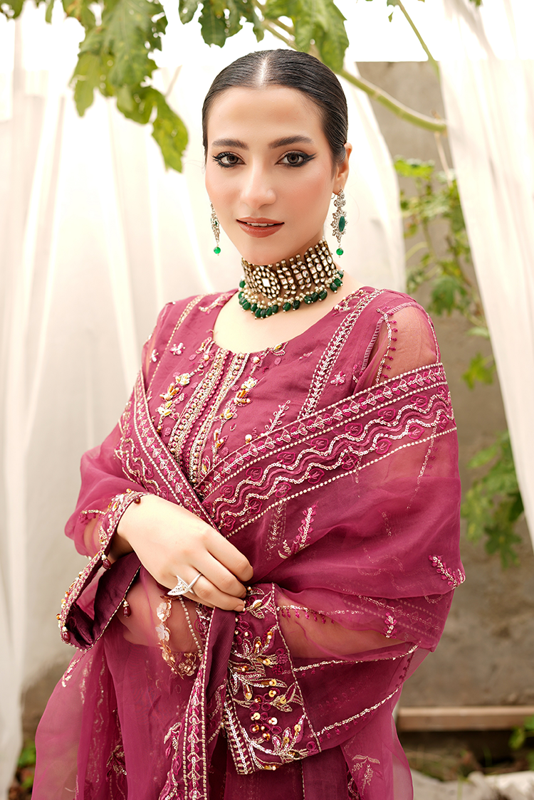 Picture of Layout - Elegance Unstitched Embroidered Collection - Elea - Available at Raja Sahib