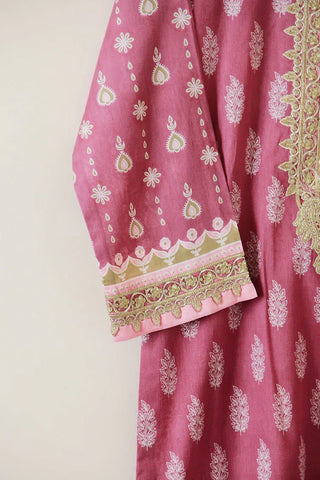 Picture of Kashish - Reaty to Wear 3 PC Lawn Suit - Lilac - EMPR60 - Available at Raja Sahib