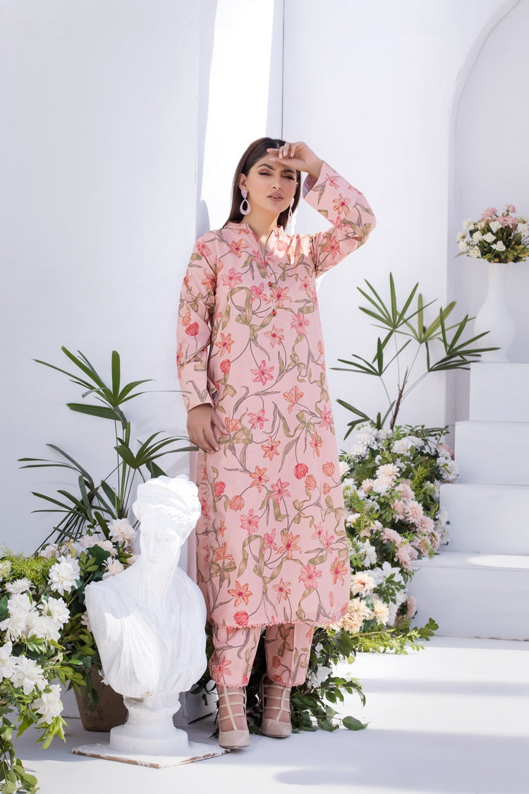 Picture of Ellena - 2-PC Stitched Printed Lawn Suit - Available at Raja Sahib