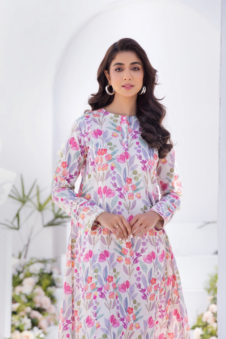 Picture of Ellena - 2-PC Stitched Printed Lawn Suit - Available at Raja Sahib