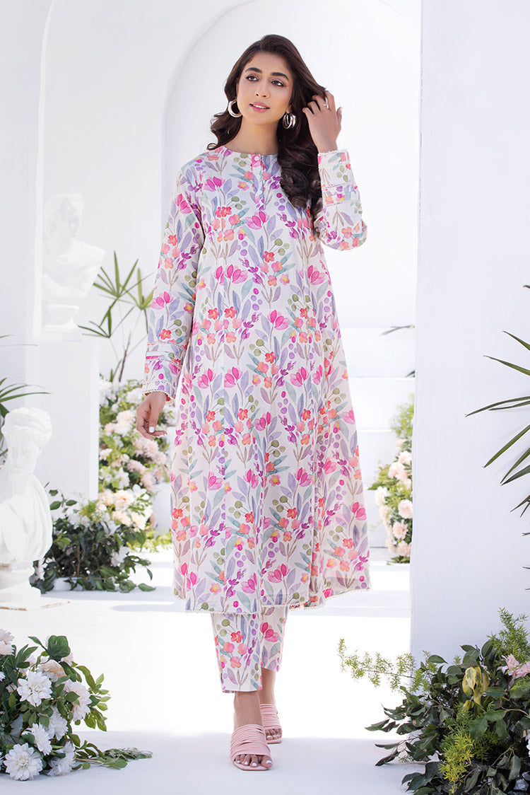 Picture of Ellena - 2-PC Stitched Printed Lawn Suit - Available at Raja Sahib