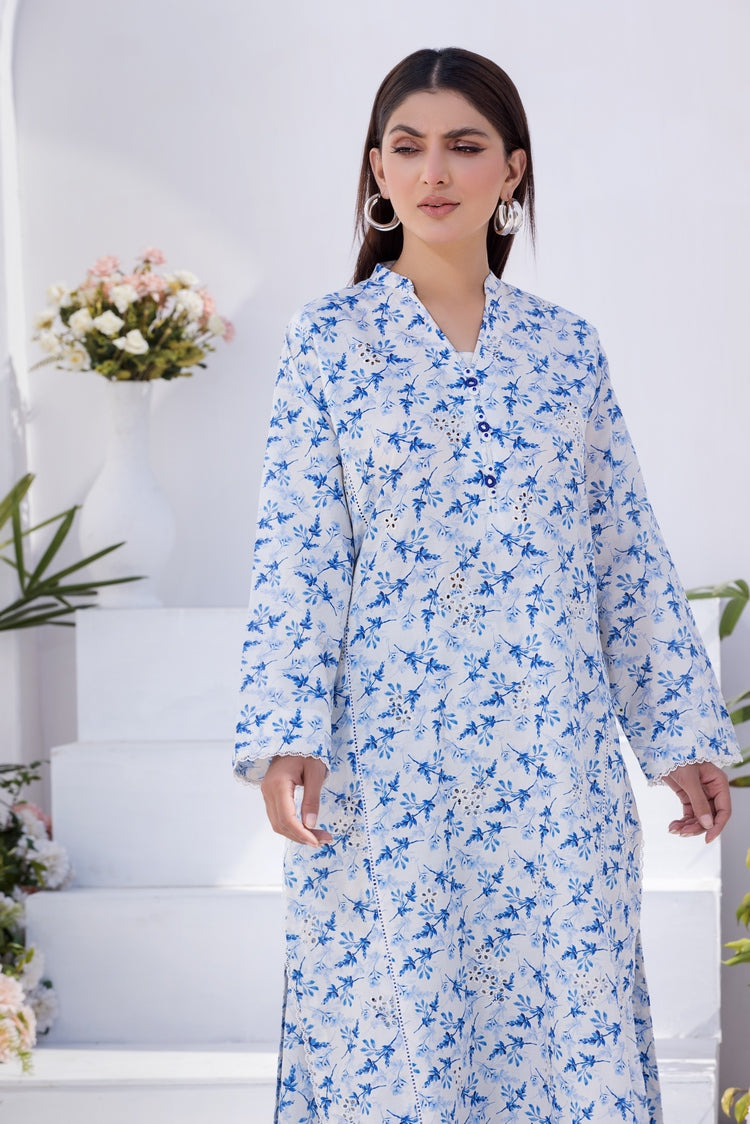 Picture of Ellena - 2-PC Stitched Printed Lawn Suit - Available at Raja Sahib