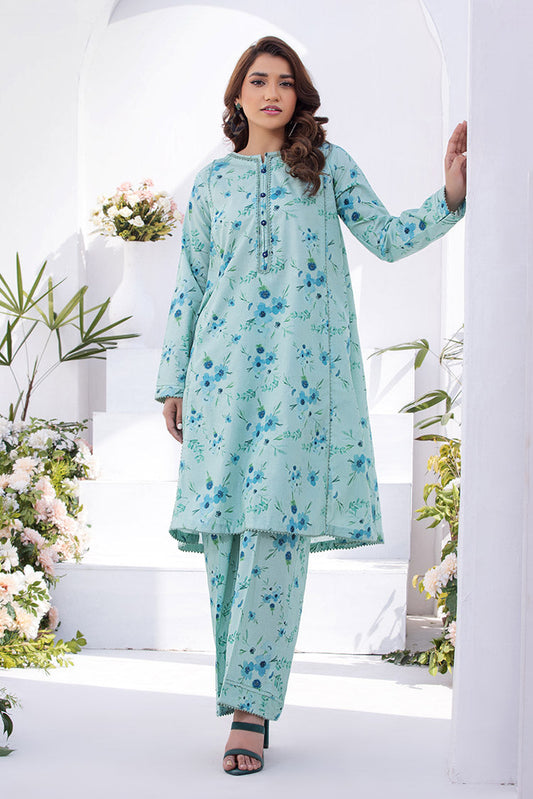 Picture of Ellena - 2-PC Stitched Printed Lawn Suit - Available at Raja Sahib