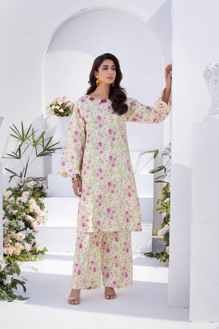 Picture of Ellena - 2-PC Stitched Printed Lawn Suit - Available at Raja Sahib