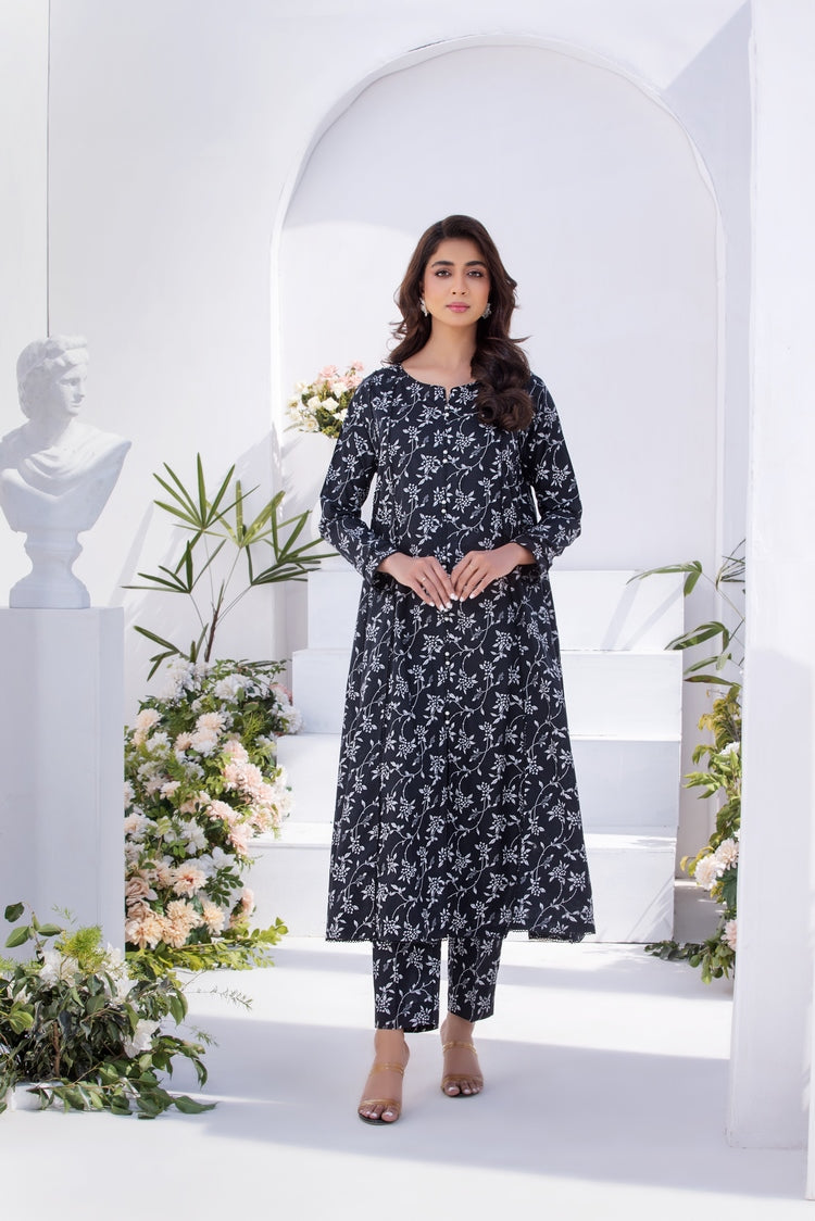 Picture of Ellena - 2-PC Stitched Printed Lawn Suit - Available at Raja Sahib