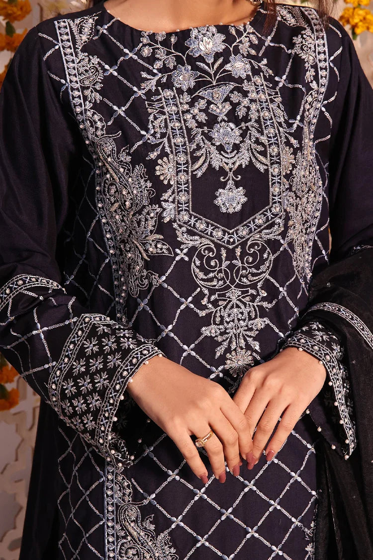 Picture of Tasneem Shamim - Zumra Luxury Festive - Elif | Cotton Silk | 3-Piece MTO - Available at Raja Sahib