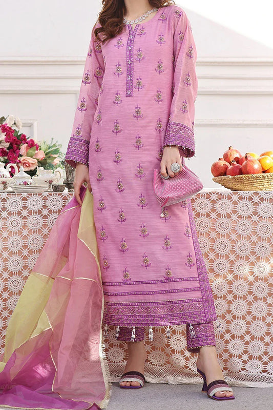 Picture of Tasneem Shamim - Zumra Luxury Festive - Sila - Diamond Cotton - 3-Piece MTO - Available at Raja Sahib