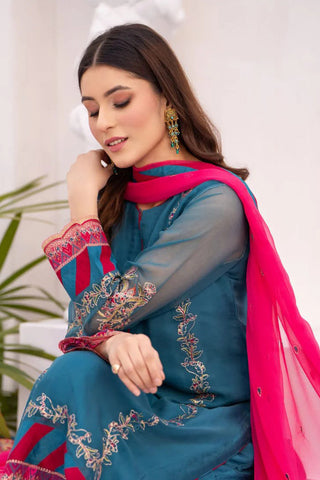 Picture of Fagosh - Ready to Wear Collection - Firoza - Available at Raja Sahib