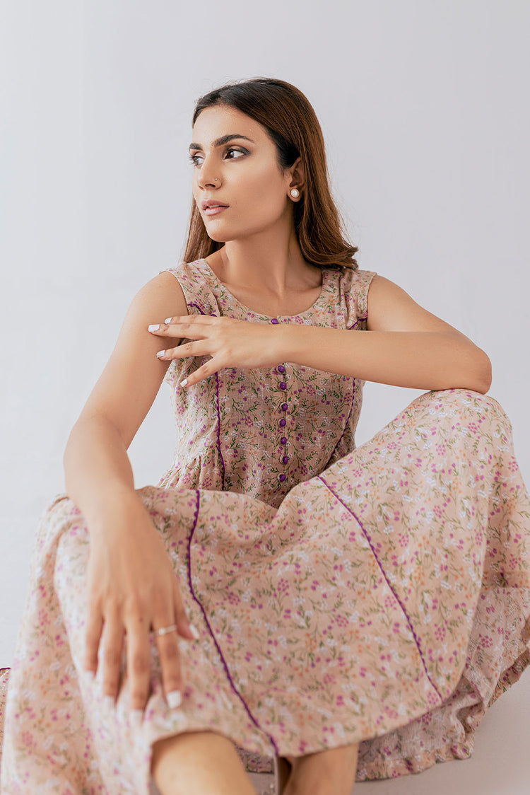 Picture of The Slay Wear - Western Top - Floral Fling Dress - Available at Raja Sahib