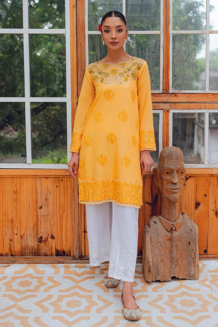 Picture of Ghonche - Baroque Unstitched Collection '24 - Amber Accents - Available at Raja Sahib