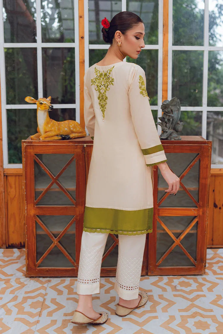 Picture of Ghonche - Baroque Unstitched Collection '24 - Flourishing Greens - Available at Raja Sahib