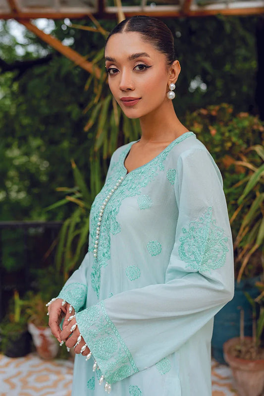 Picture of Ghonche - Baroque Unstitched Collection '24 - Jade Bliss - Available at Raja Sahib