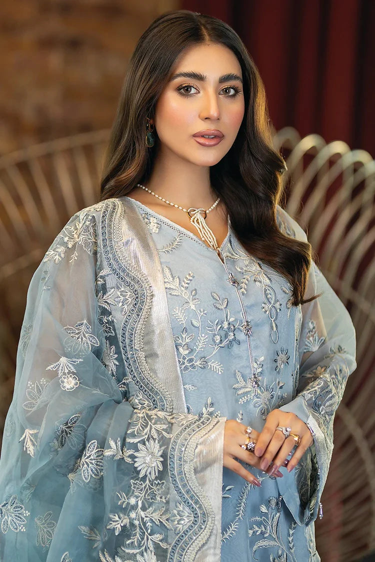 Picture of Ghonche - Festive Collection - Blue Akoya Lux-02 - Available at Raja Sahib