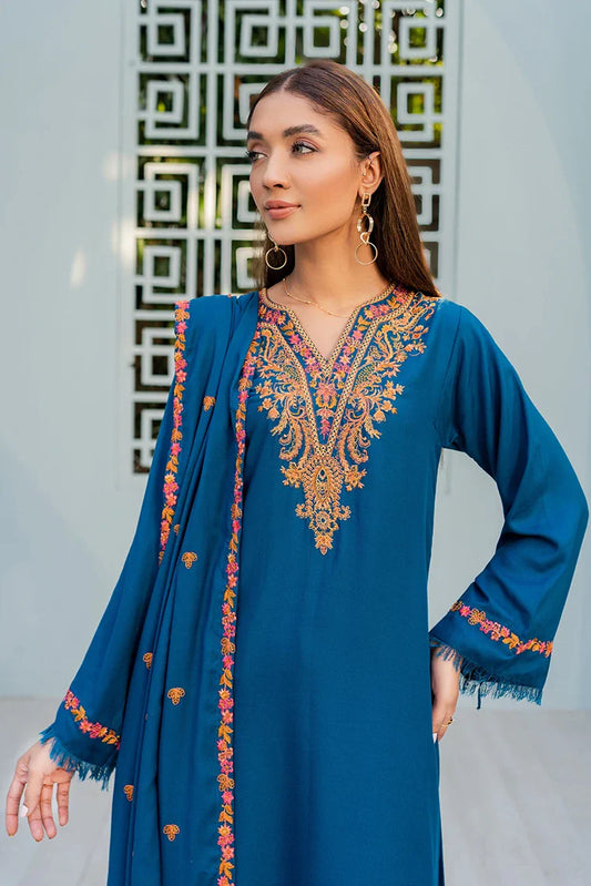 Picture of Ghonche - RTW Signature Collection - Azure - Available at Raja Sahib