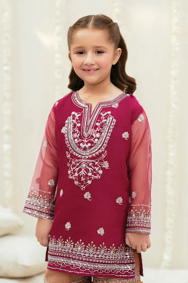 Picture of Garnet - The Little Boutique - 2 PC Stitched - Mehroon - Available at Raja Sahib