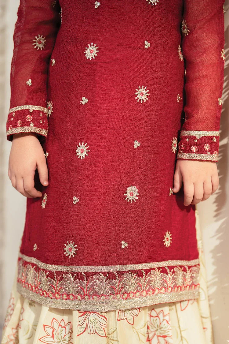 Picture of Garnet - The Little Boutique - 3 PC Stitched - Muskaan - Available at Raja Sahib