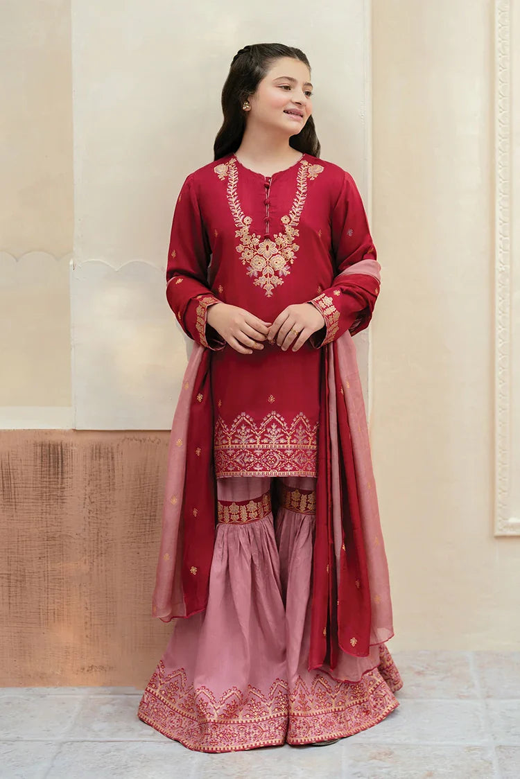 Picture of Garnet - The Little Boutique - 3 PC Stitched - Isla - Available at Raja Sahib