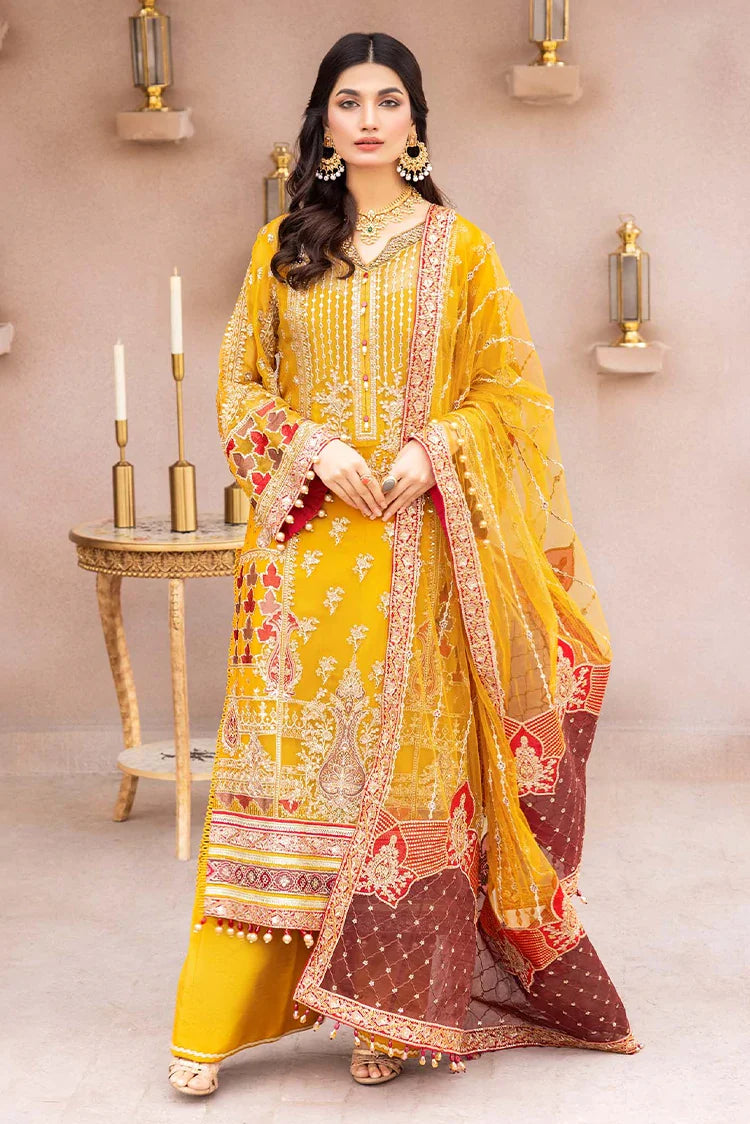 Picture of Adan's Libas - Gul-e-Ishtiaq Luxury Embroidered Chiffon - Paras - Available at Raja Sahib