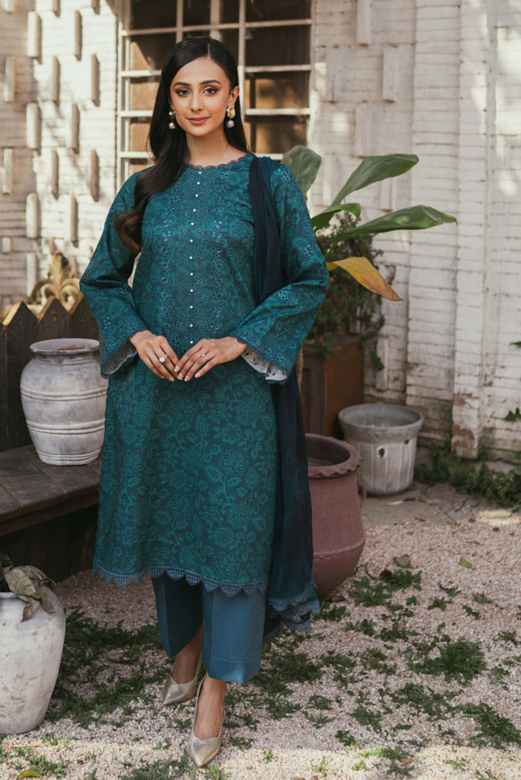 Picture of Humdum - Gardenia Printkari Collection Chapter 2 - D01 - Available at Raja Sahib