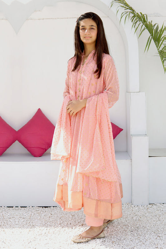 Picture of Abaan Zohan - Haya Kids Collection - Pink - Available at Raja Sahib