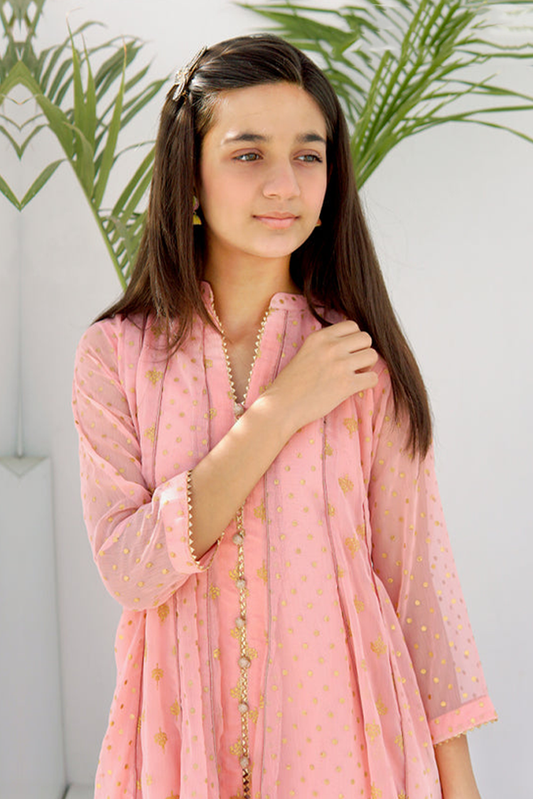 Picture of Abaan Zohan - Haya Kids Collection - Pink - Available at Raja Sahib