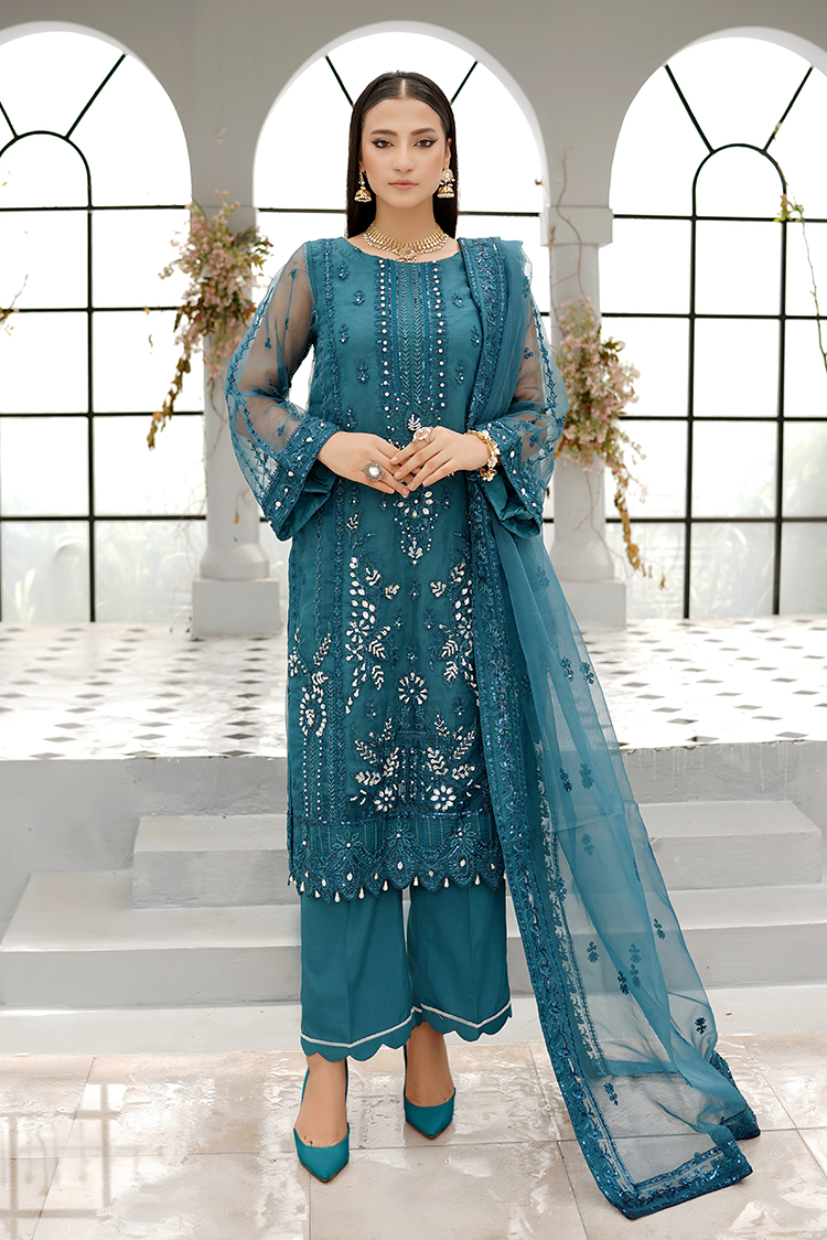 Picture of Layout - Elegance Unstitched Embroidered Collection - Haya - Available at Raja Sahib