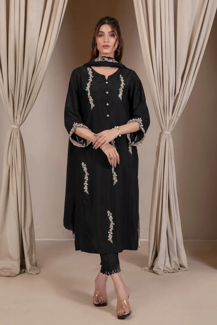 Picture of Hadia Batool - Mushq Pret Collection - Leena - Available at Raja Sahib