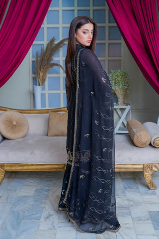 Picture of Maherposh - Maher e Naseeb Embroidered Chiffon Collection - HM-1011 - Sayonee - Available at Raja Sahib