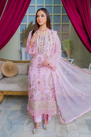 Picture of Maherposh - Maher e Naseeb Embroidered Chiffon Collection - HM-1012 - Maahru - Available at Raja Sahib