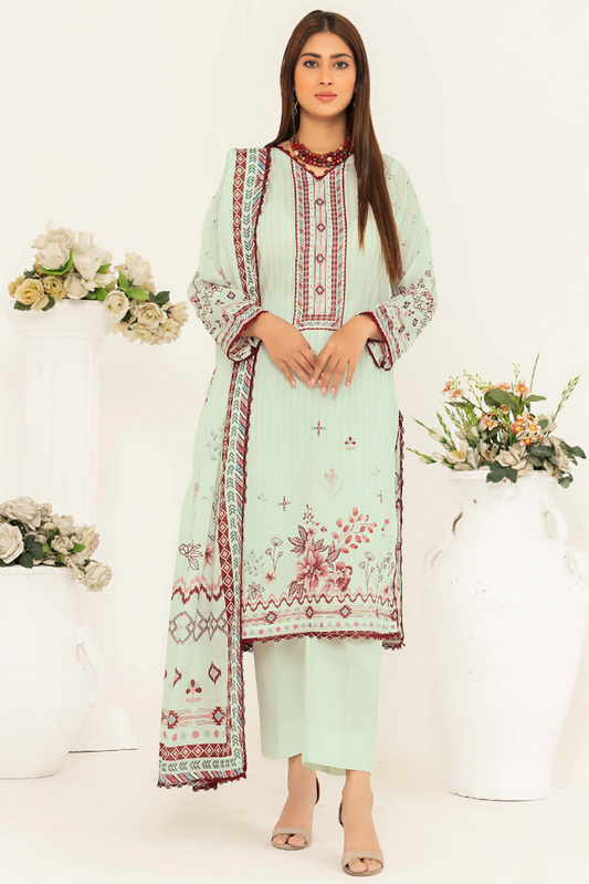 Picture of Humdum - H Prints Unstitched Lawn - D10 - Available at Raja Sahib