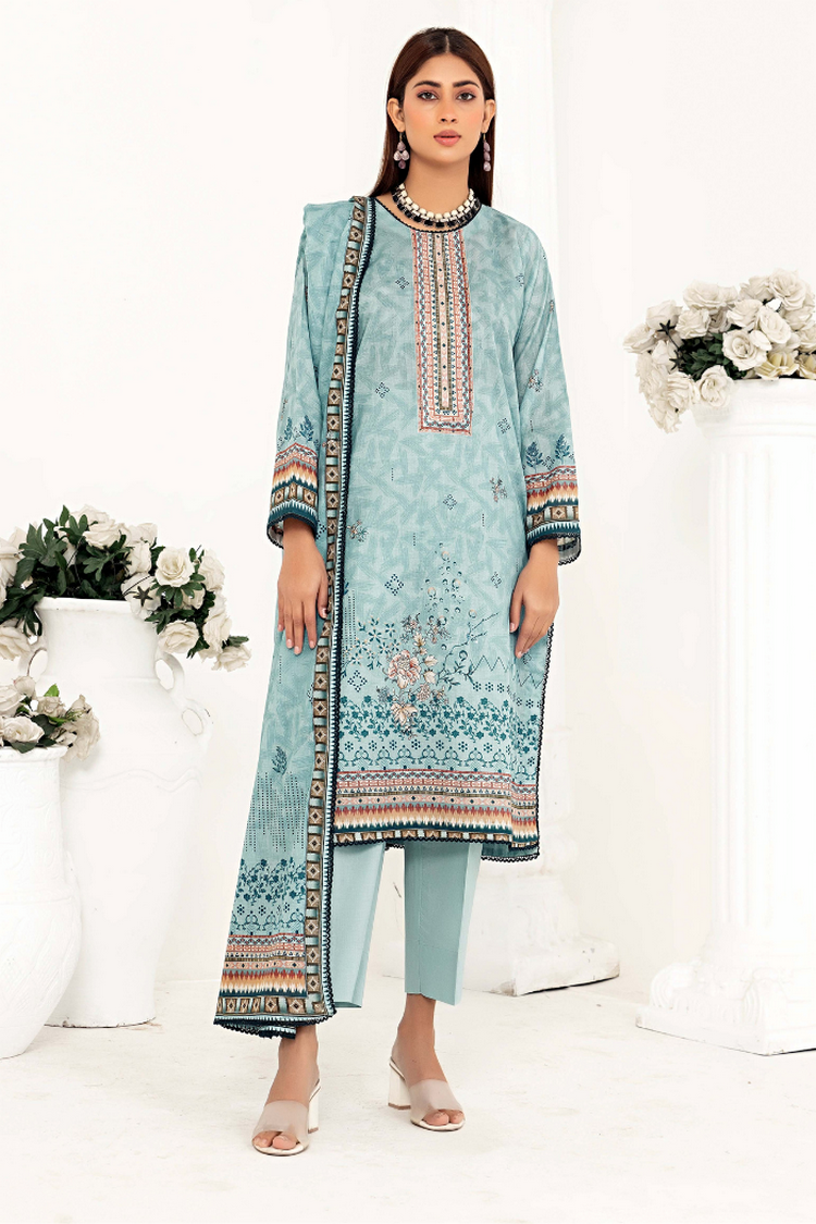 Picture of Humdum - H Prints Unstitched Lawn - D15 - Available at Raja Sahib