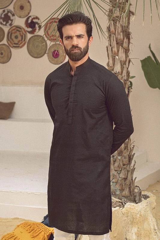 Istor - 1 Pc Stitched - Black Kurta - IST-81