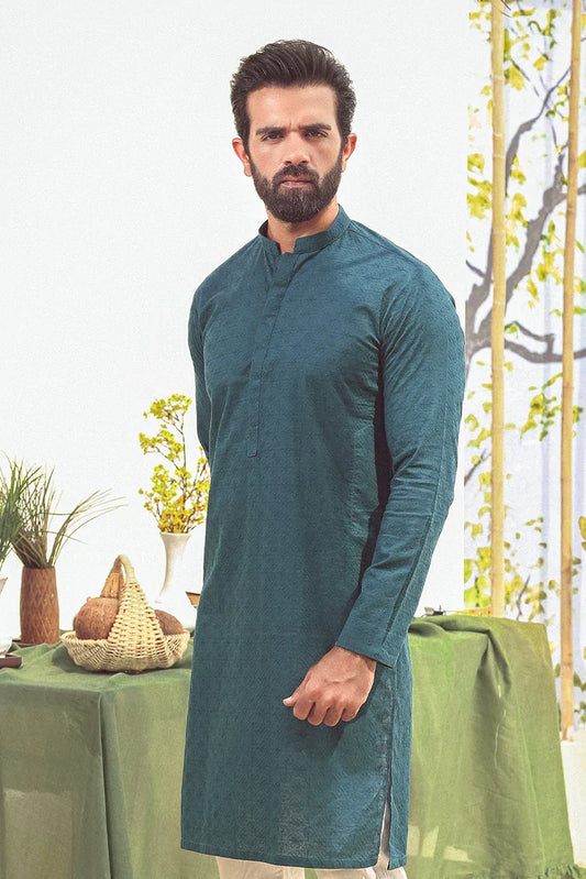 Istor - 1 Pc Stitched - Green Kurta - IST-84