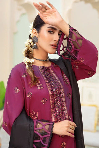 Picture of Kleren - Imroz Embroidered Viscose Collection - I-12 - Available at Raja Sahib