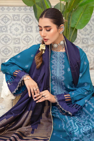 Picture of Kleren - Imroz Embroidered Viscose Collection - I-14 - Available at Raja Sahib