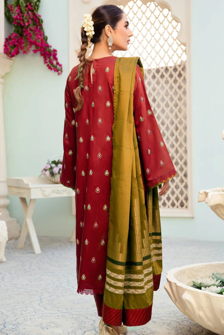 Picture of Kleren - Imroz Embroidered Viscose Collection - I-17 - Available at Raja Sahib